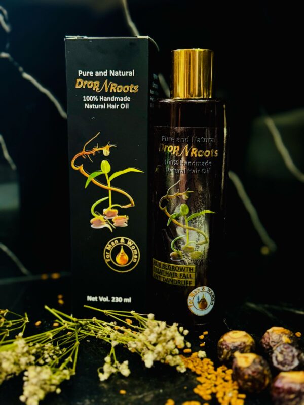 Pure and Natural Drop N Roots - 100% Handmade Natural Hair Oil (230 ML)